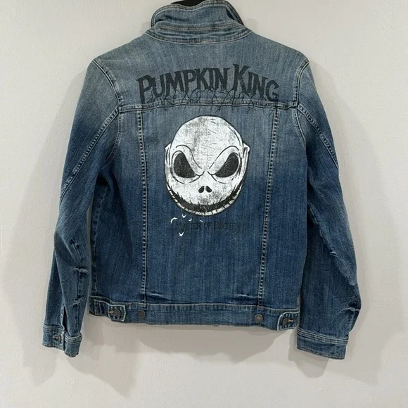Disney The Night Before Christmas Denim jacket Halloween - Picture 5 of 6